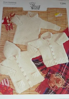 £3.10 • Buy King Cole Knitting Pattern Child's Duffle Coat Jacket & Sweater 7206