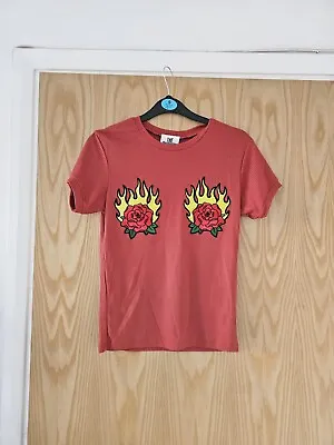 The Ragged Priest Top - Flaming Roses • £10
