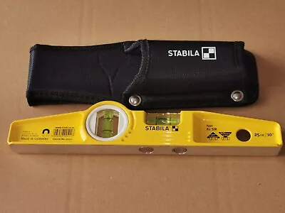 £28.49 • Buy Stabila 81SM Magnetic Spirit Level 250mm + Holster