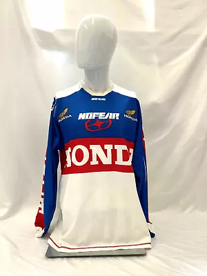 VINTAGE No Fear Honda XL Long Sleeve Racing Motocross Jersey Supercross MX Moto • $195