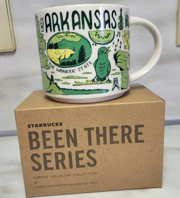 $34 • Buy Starbucks ARKANSAS Been There Collector Series Mug Brand New In Box 14 Oz Coffee