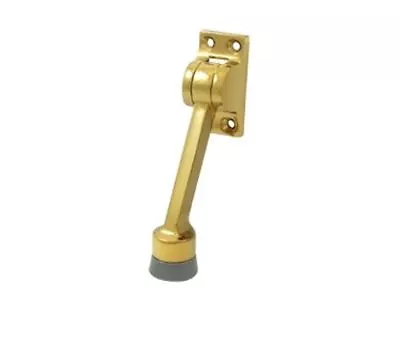 Kickdown Door Holder Stop 4  Solid Brass In 9 Variations By Deltana • $27.97