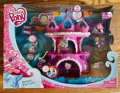 My Little Pony Mermaid Pony Castle Playset 2009 New In Sealed Box • $149.99