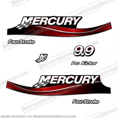 Fits Mercury 9.9hp Four Stroke Pro Kicker Decal Kit - 2005 Style • $74.95