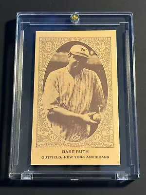 Babe Ruth New York Americans 1922 American Caramel #e-120 Reprint Baseball Card • $7.99