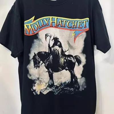 Molly Hatchet Tour Concert Graphic Classic T Shirt Unisex Heavy Cotton NH8516 • $10.99