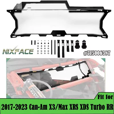 For 17-23 Can Am Maverick X3 Rear Vinyl Windshield Cab Back Dust Stopper Panel • $87.59