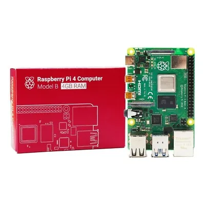 $107 • Buy Raspberry Pi 4 Computer Model B - 2023 4gb RAM - Brand New