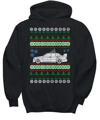 Mercedes 190E 2.5 Evo Cosworth Ugly Christmas Sweater V3 - Hoodie • $39