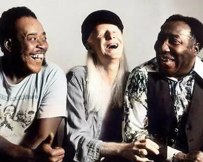 Muddy Waters Johnny Winter James Cotton 8x10 RARE COLOR Photo 602 • $20