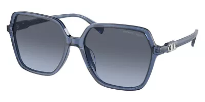 Michael Kors Women's Jasper 58mm Blue Transparent Sunglasses MK2196U-39568F-58 • $39.99