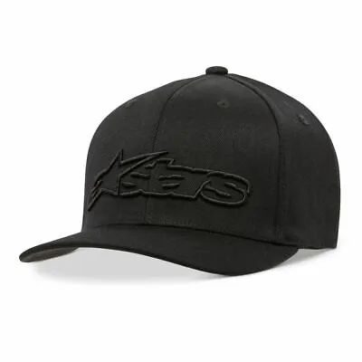 ALPINESTARS BLAZE FLEXFIT HAT BLACK/BLACK Small/Medium AS398100511058 • $39.99