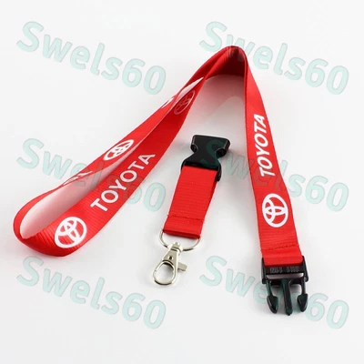 $6.44 • Buy NEW For Toyota Lanyard Keychain Quick Release Key Chain SUPRA AE86 COROLLA RED