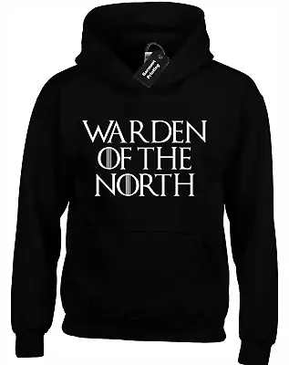 Warden Of The North Hoody Hoodie Game Of Jon Snow Stark Thrones King Wolf  • £15.99