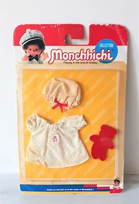 Vintage Sekiguchi UK MONCHHICHI BABY BOY 13CM OUTFIT NOS EUROPE EDITION • $29.99