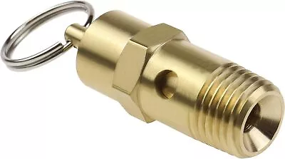 1/4  BSP Brass Air Compressor Pressure Switch Safety Relief Valve 145 PSI 10 BAR • $18.75
