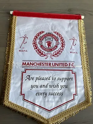 Manchester United  Official Club Pennant . Sport Memorabilia.Collectable ⚽️⚽️⚽️ • £29.99