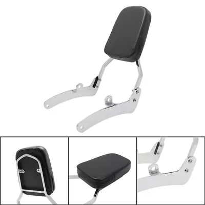 Backrest Sissy Bar Cushion Pad For Yamaha Virago XV400 1988-1997 XV535 All Years • $129.89