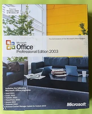 £79.89 • Buy Office 2003 Professional Full Version, Sealed, Sku: 269-06738 - Retail Boxed