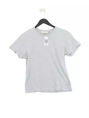 Marc O'Polo Women's T-Shirt S Grey 100% Other Short Sleeve Round Neck Basic • £23.80