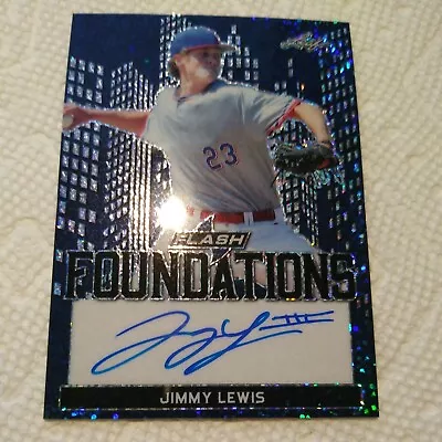 Jimmy Lewis 2019 Leaf Flash Foundations AUTOGRAPH #FF2-JL1 L.A. Dodgers *26/50* • $6.38