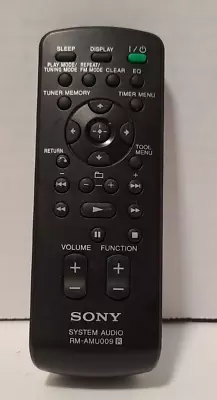 Genuine Sony RM-AMU009 Mini System Remote Control Tested • $9.99