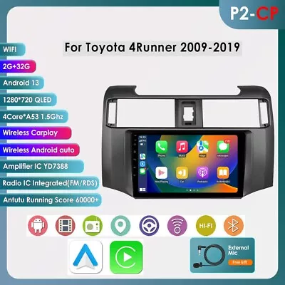 For Toyota 4Runner 2009-2019 Android 13 WiFi Car Stereo Radio GPS Navi CarPlay • $159