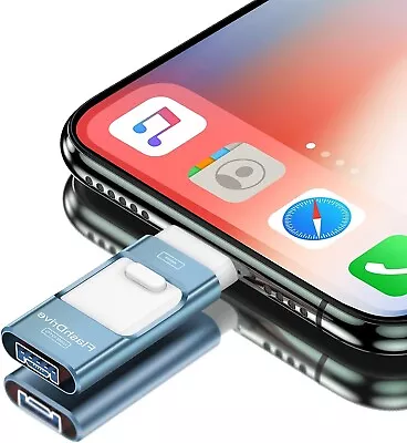 128GB 4 In 1 USB Flash Drive For Android Phone/PC USB-C Lightning USB-A MicroUSB • £18