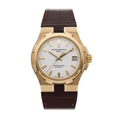 $21950 • Buy Vacheron Constantin Overseas Auto 37mm Gold Mens Strap Watch 42042/000J-8966