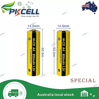 PKCELL Rechargeable Battery AA 600mAh 2500mAh AAA 400mAh 1000mAh SmartCharger • $7.38