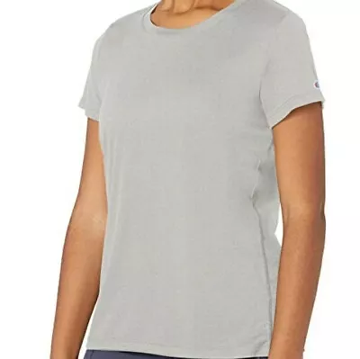 Champion Womens Sz Med Tee Heather Vapor  Short Sleeve Lite Weight Super Soft  • $12.50