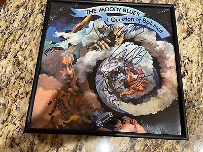 The Moody Blues Band Signed Question Of Balance Vinyl Album Record • $950