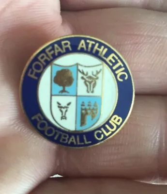 Vintage Forfar Athletic F.C. Pin Badge 22 Mm Diameter • $3.73