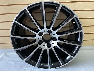 1PC Front 19  Black Multispoke AMG Style Rims Wheels Fits Mercedes Benz S500 C63 • $275