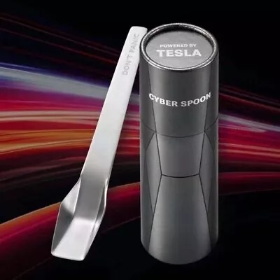 McDonald's X Tesla McFlurry Dessert Ice Cream Stainless Steel Cyber Spoon Hot • $18.49