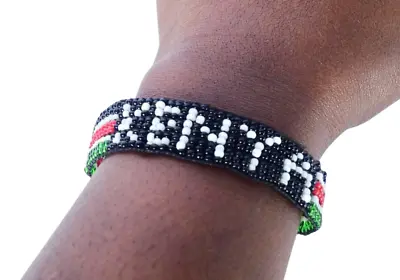 Wrist Band Bracelet Masai Beads Colorful African Unisex Adjustable Kenyan Made 2 • $7.99
