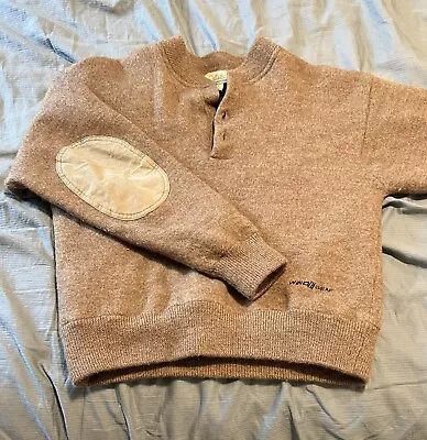 Men’s Cabelas Wool Henley Windshear Lined Sweater; Read Description • $35