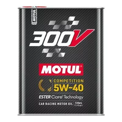 Motul 110818 300V Competition Racing Engine Oil - SAE 5W-40 5-Liters NEW • $99.52