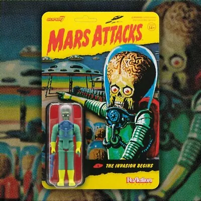 Alien Mars Attacks 1 Super 7 Reaction Action Figure • $19.95