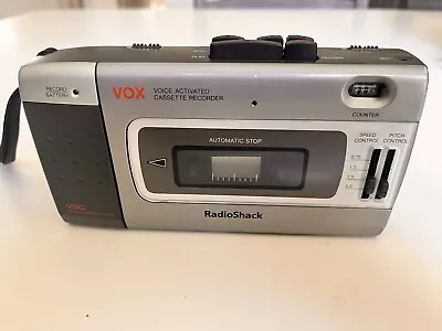 Vintage Radio Shack Voice Activated Cassette Tape Recorder CTR-118 Tested  • $17