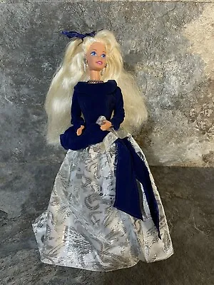 Barbie Doll Winter Velvet Avon Special Edition Black Velvet Vintage 1995 Mattel • $8.81