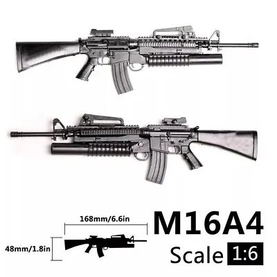 £5.99 • Buy 1/6 Scale M16A4 Rifle Gun Weapon Military For 12  Action Figure Soldier UK