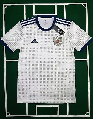 $54.80 • Buy Russia Soccer National Team Jersey 2018 Away-Visitante White Size S Small NWT