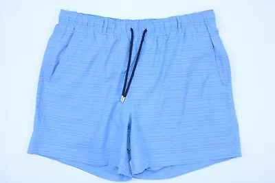 Southern Marsh Swim Trunks Mens XL LINED Blue Striped Stretch Board Shorts • $18.99