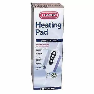 Leader LCD Select Heat Moist/Dry Heating Pad ''1 Count 12 X 14 '' • $27.29