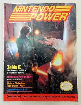 Nintendo Power Issue #4 - Vintage 1989 Legend Of Zelda II - No Poster • $25