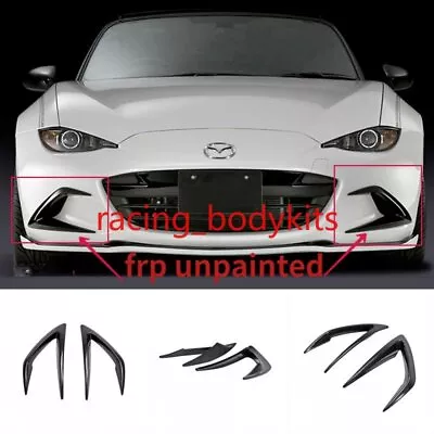 For Mazda MX5 ND5RC Miata Roadster FRP Unpainted Front Bumper Duct Stick Cover • $165.60