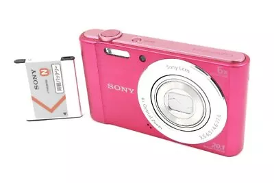 Cyber Shot Dsc-W810 Pink Sony 6X Compact Digital Camera Only Japanese Tested • $199.89