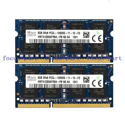 8GB 4GB DDR3 PC3L-12800 DDR3-1600MHz 204pin Sodimm Laptop Notebook Memory 1.35V • $9.48