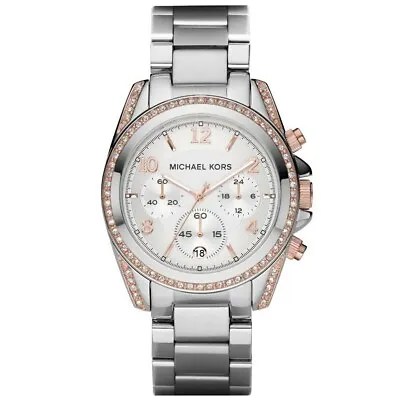 Michael Kors MK5459 Ladies Runway Two-Tone Silver Watch • £97